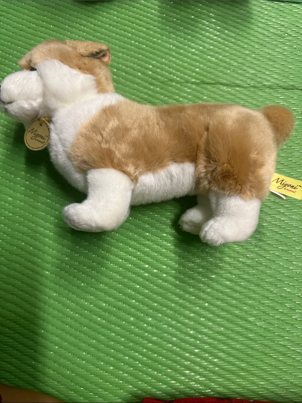 Tan & White Plush Puppy Stuffed Animal